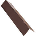 NorWesco A 2 In. X 3 In. Galvanized Steel Roof & Drip Edge Flashing, Brown Image 1